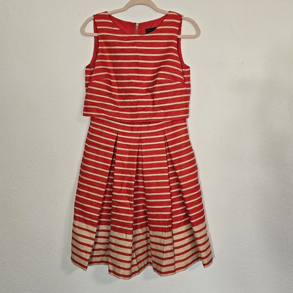 Just...Taylor red striped dress